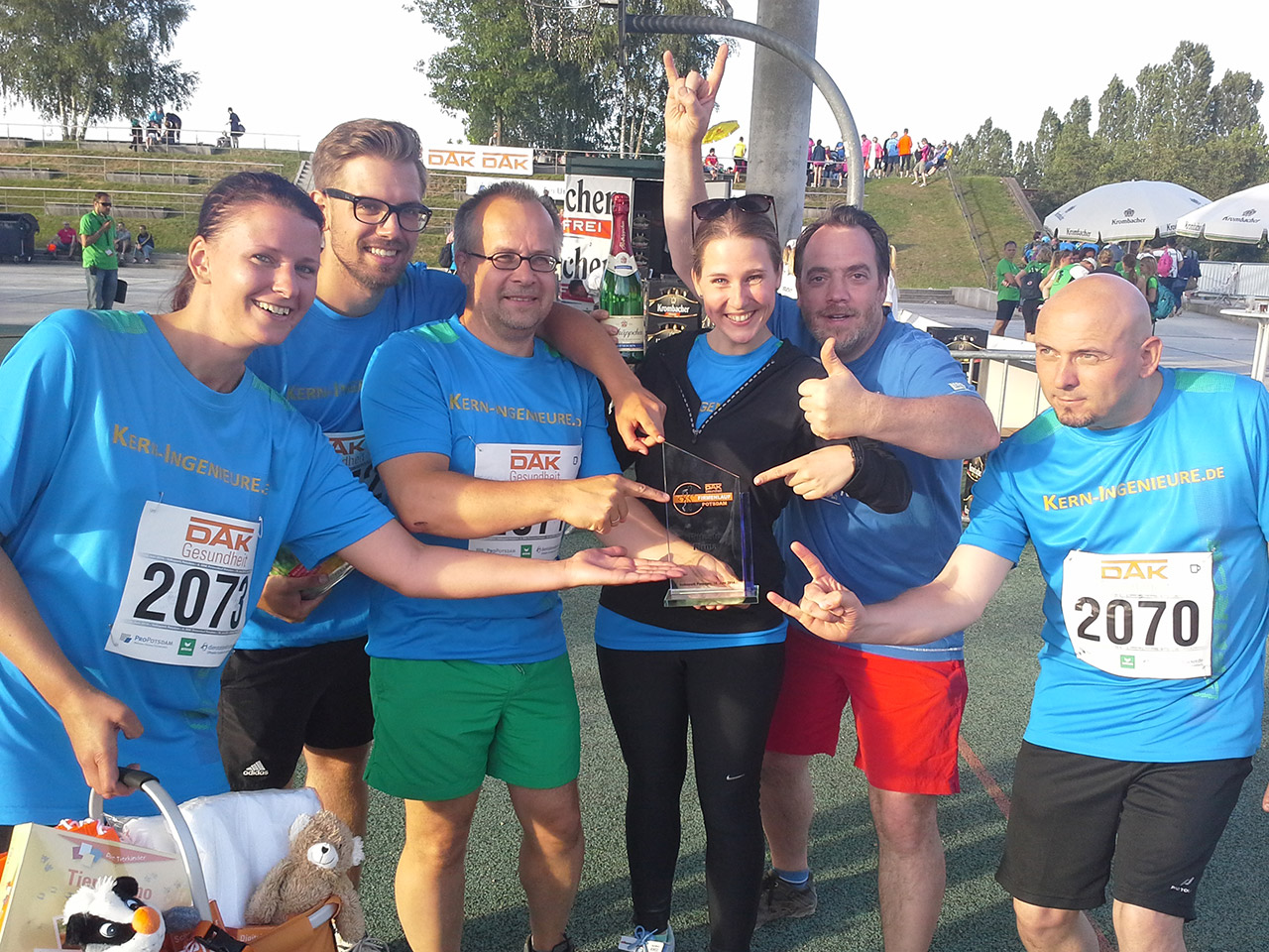 2014 Firmenlauf Sieger Wertung Fitteste Firma