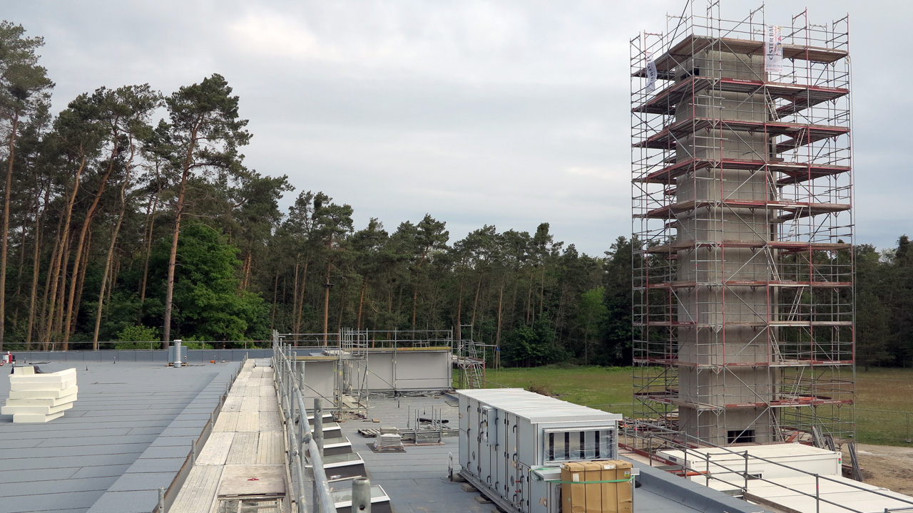 Schlauchturm für die FFW Wünsdorf